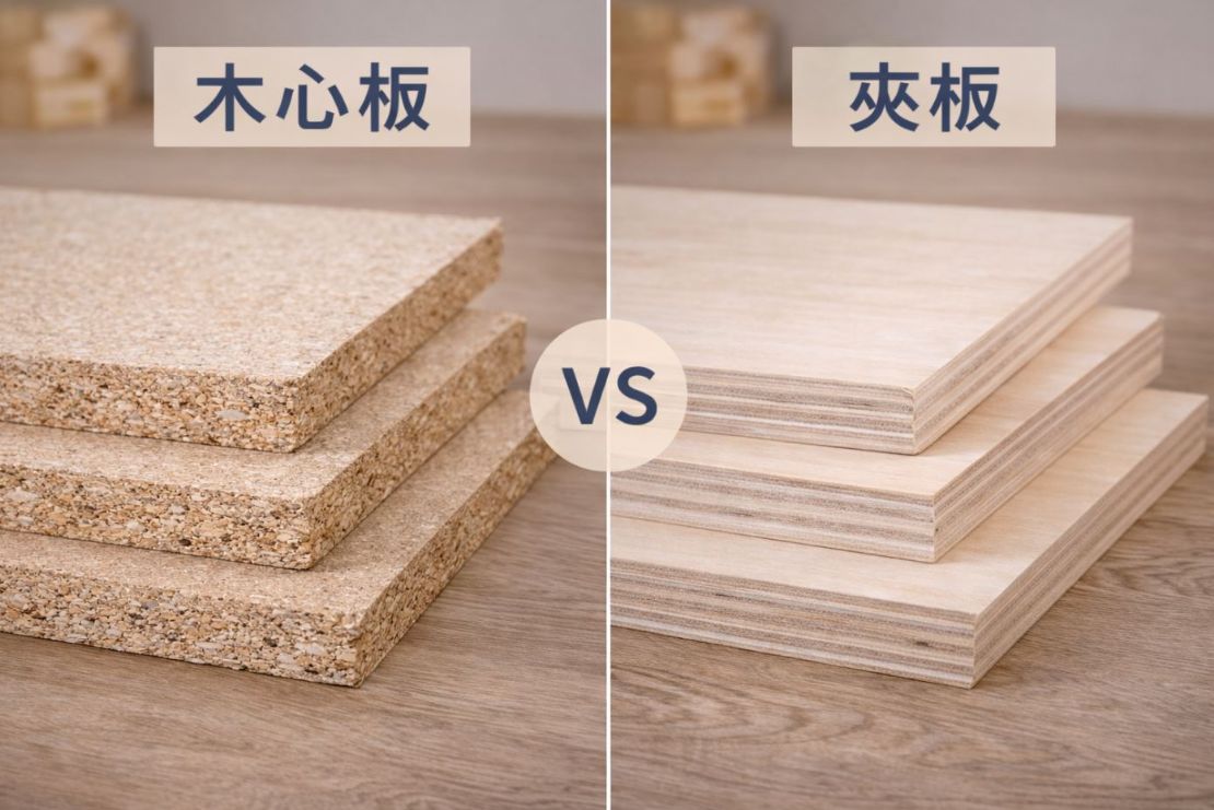 裝潢板材有哪些？木心板、夾板差異比較與應用空間一次看懂